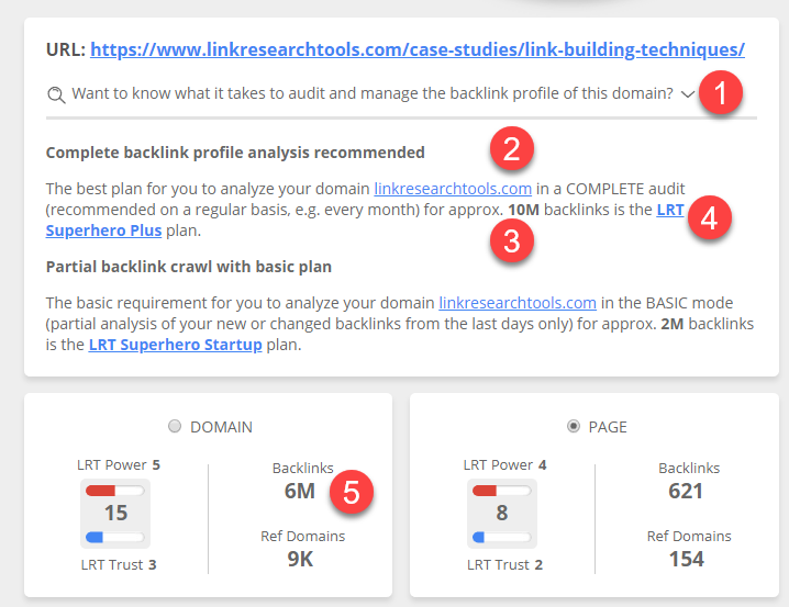LRT Power*Trust SEO Metrics LRT Power*Trust SEO Metrics